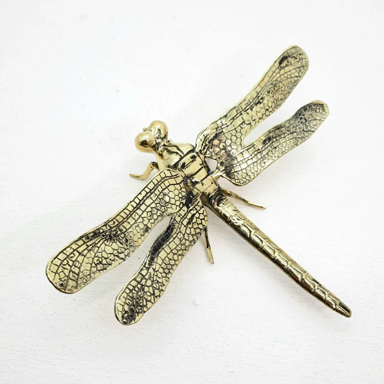 Dragonfly bronze sculpture